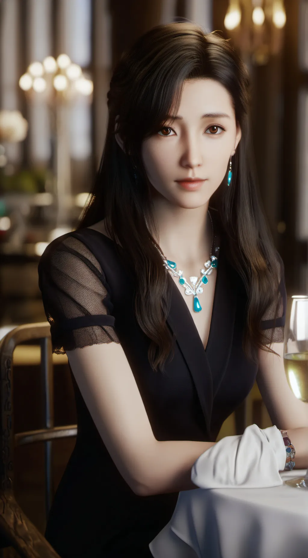 ai character: Ur Asain mum /mom background