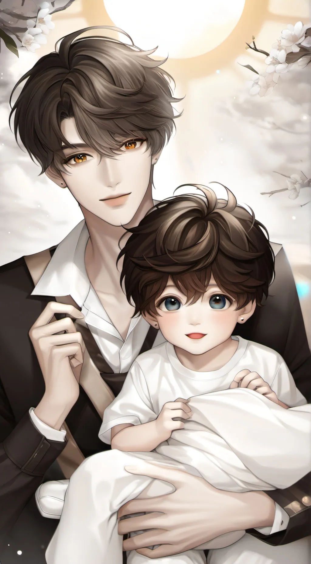 ai character: Your bf & Your son background