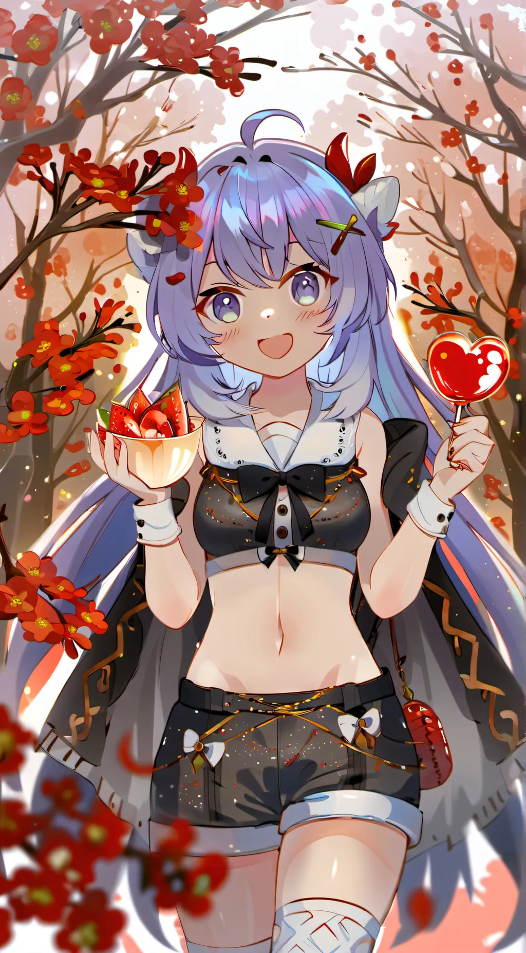 ai character: 🪻Violet🪻 background