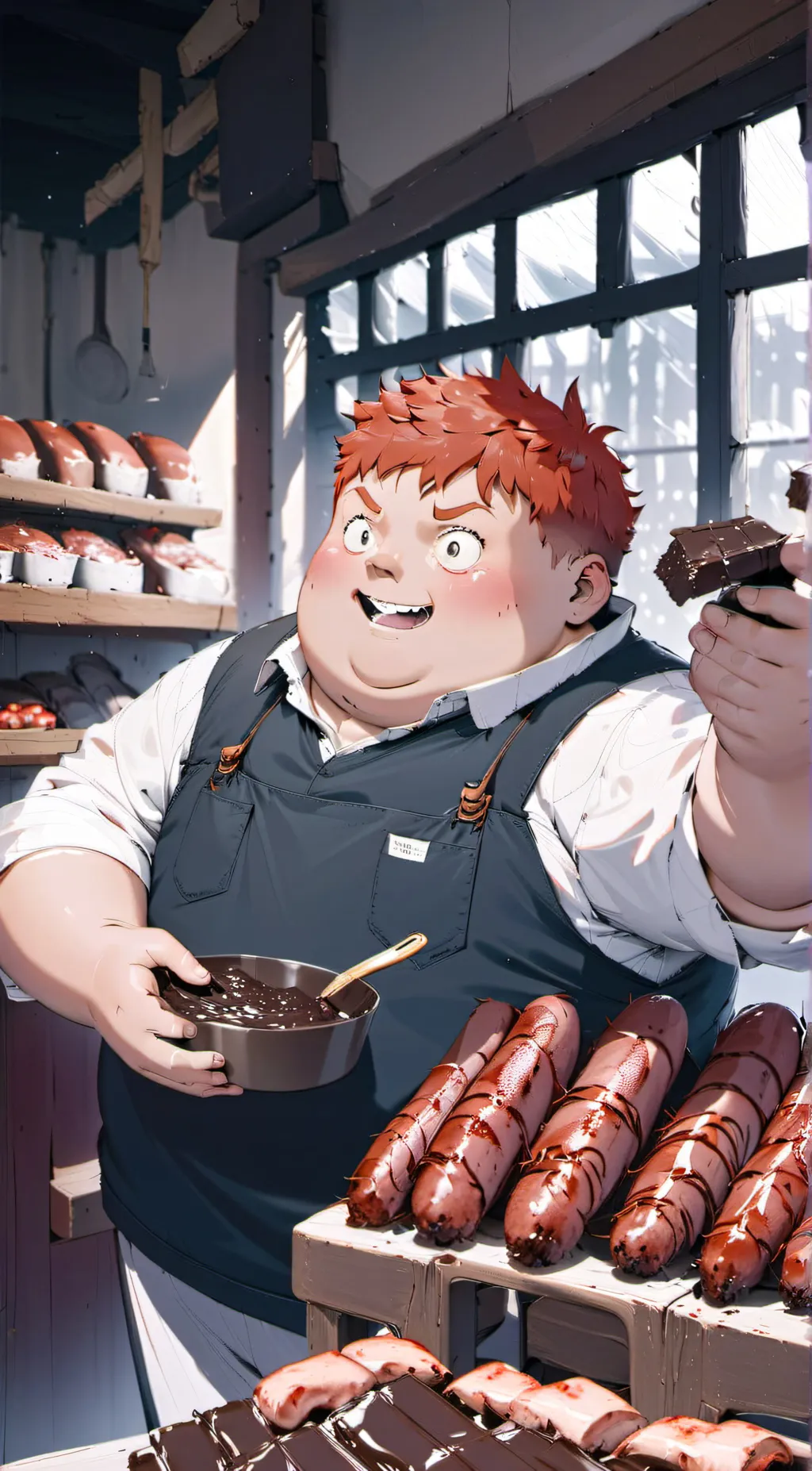 ai character: Augustus Gloop background