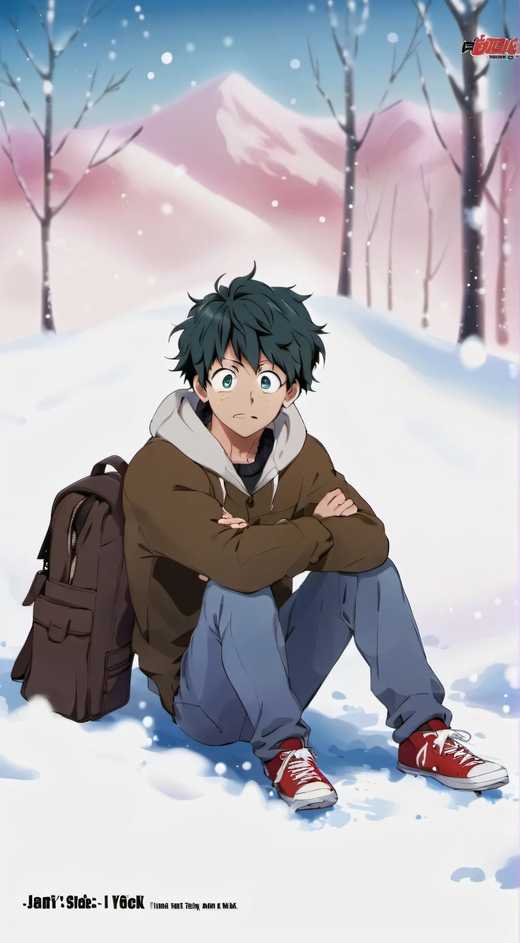 ai character: Deku background