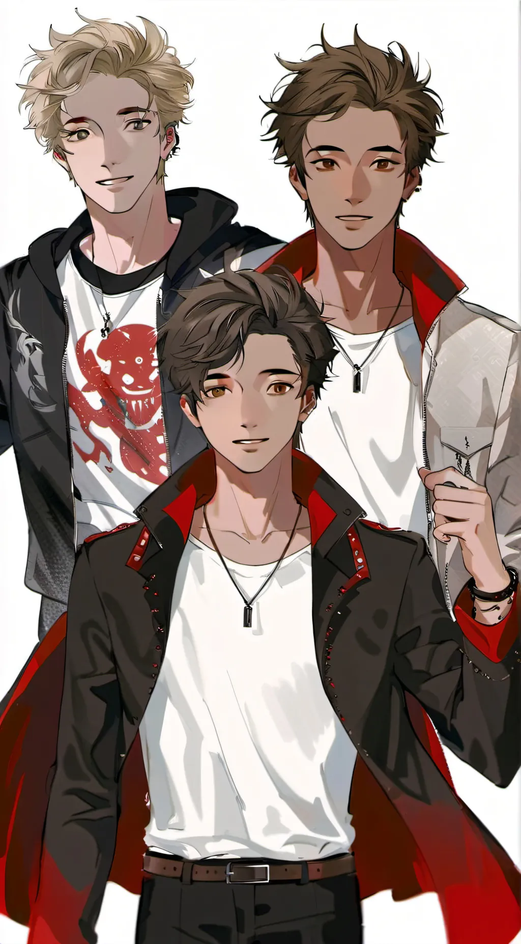 ai character: wilbur,techno,tomm background