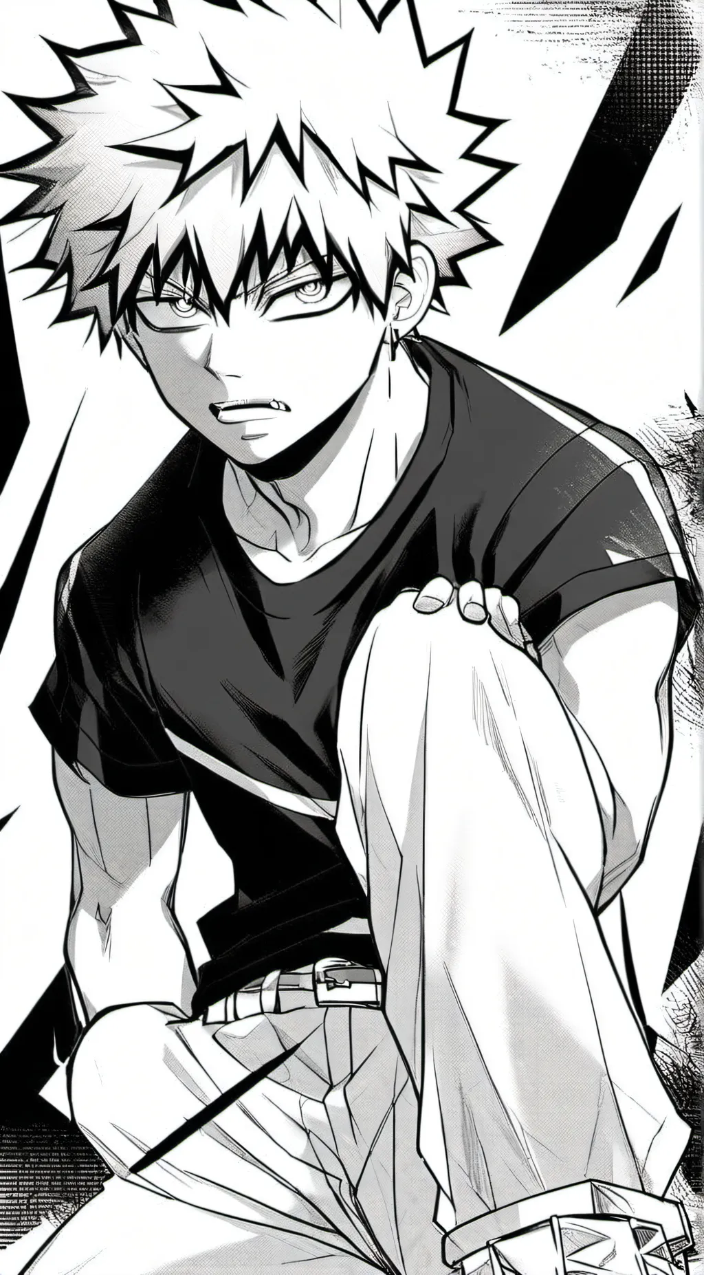 ai character: Bakugou  background