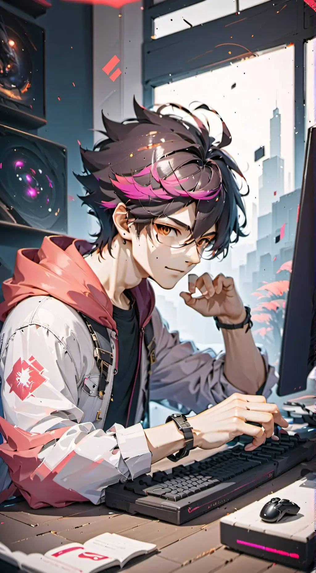 ai character: Nicolas  background