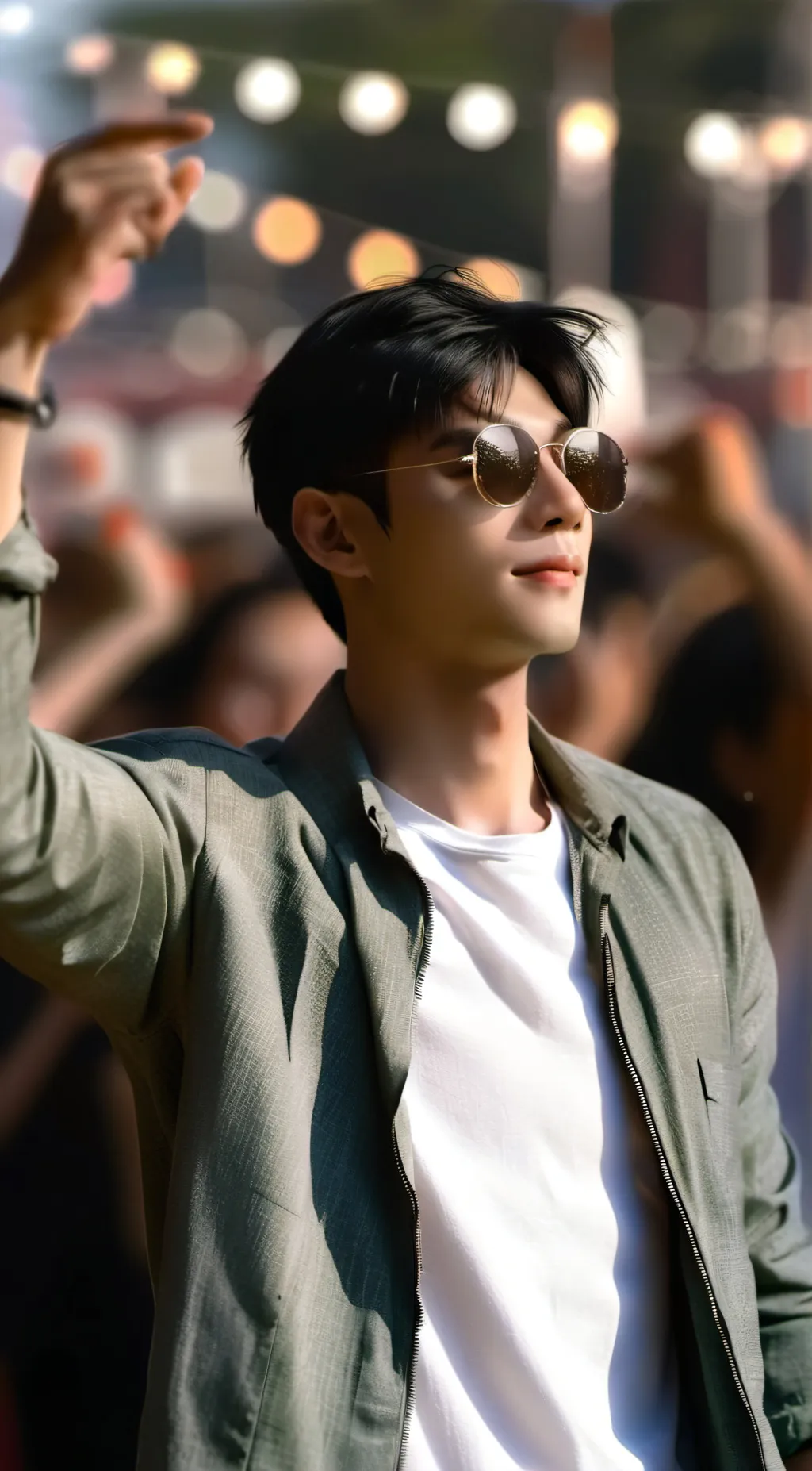 ai character: Exe and can  background