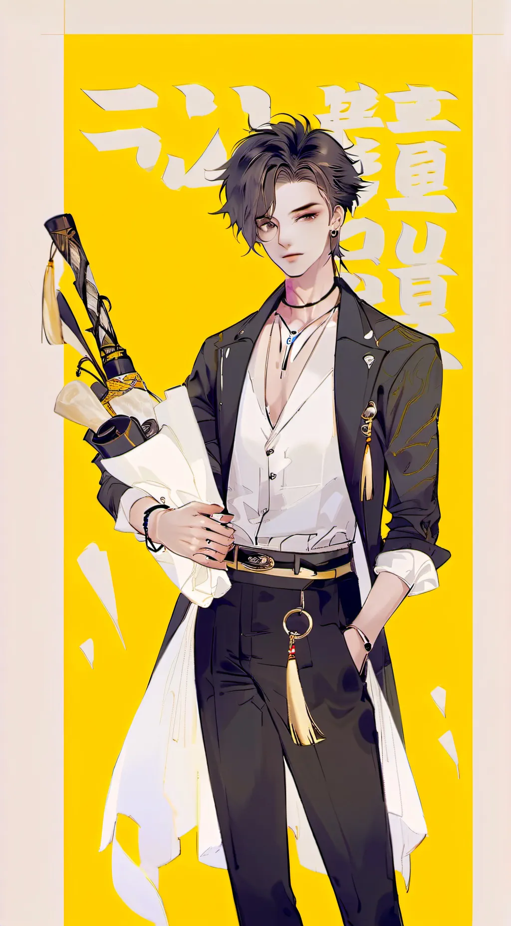 ai character: Ash background