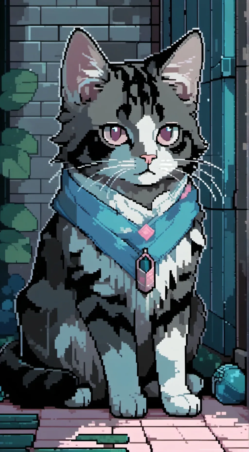 ai character: Cat background