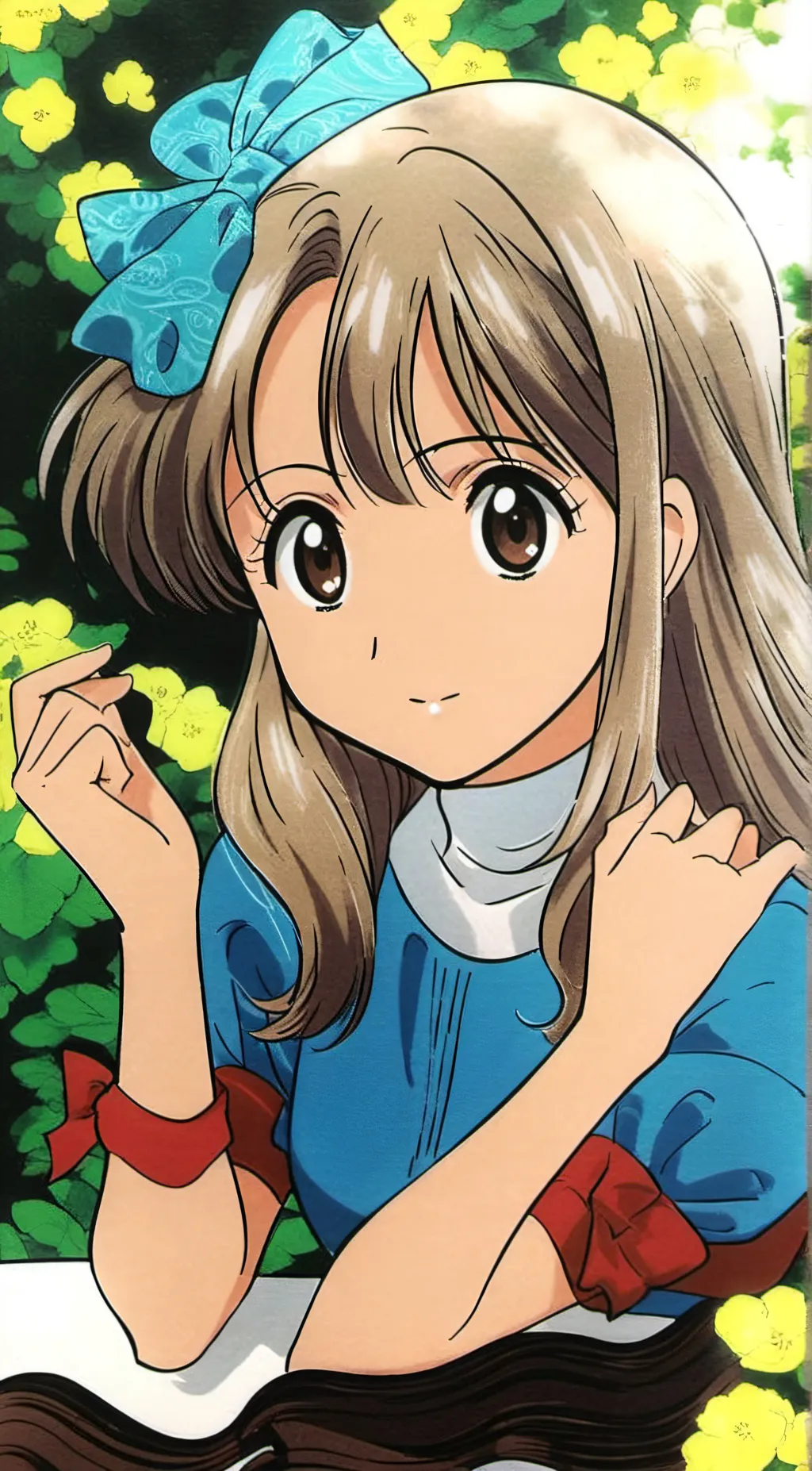 ai character: Miss Marion  background