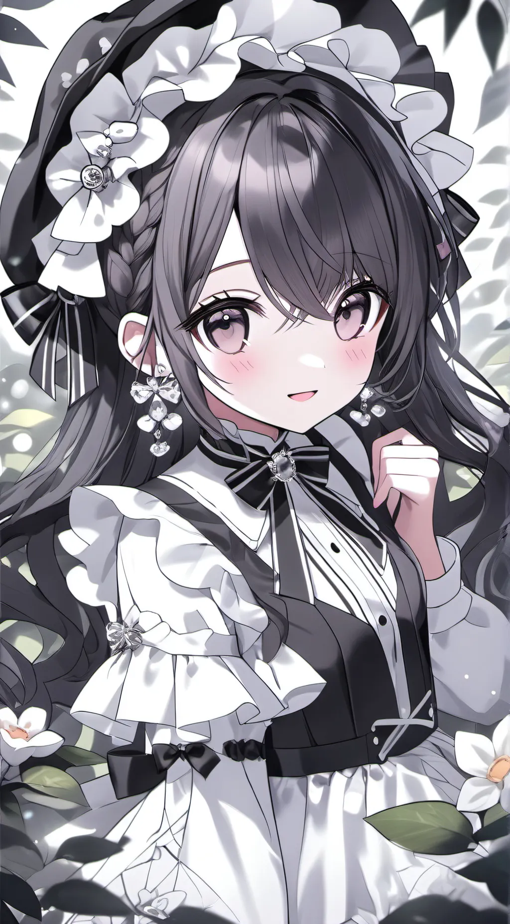 ai character: girl background