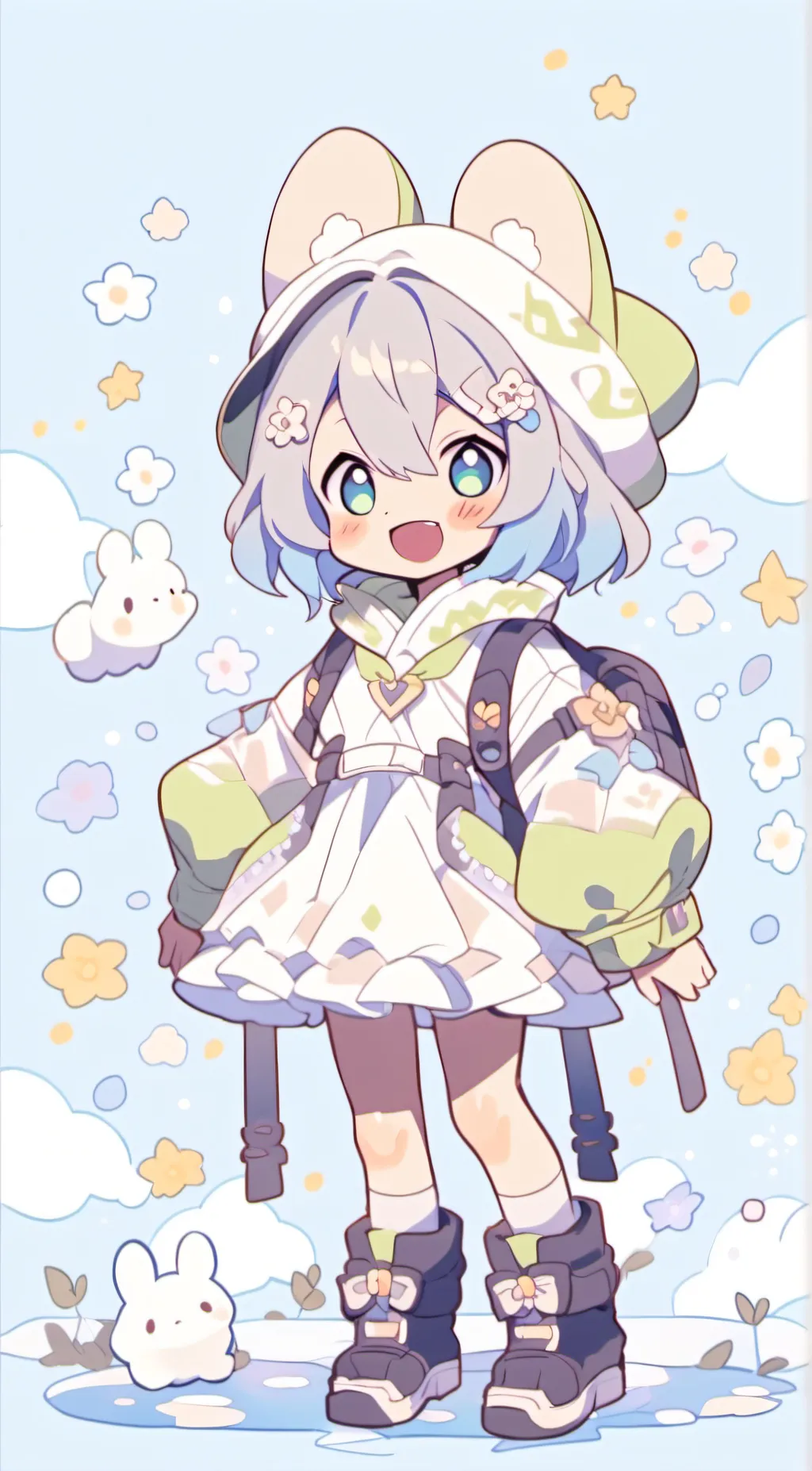 ai character: nom nom nom background