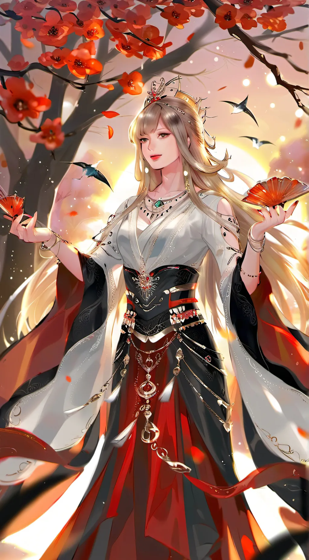 ai character:  Queen Adelaide background
