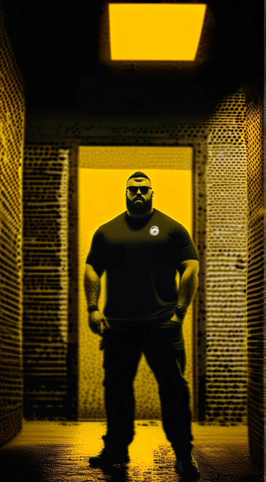 ai character: CLUB BOUNCER background