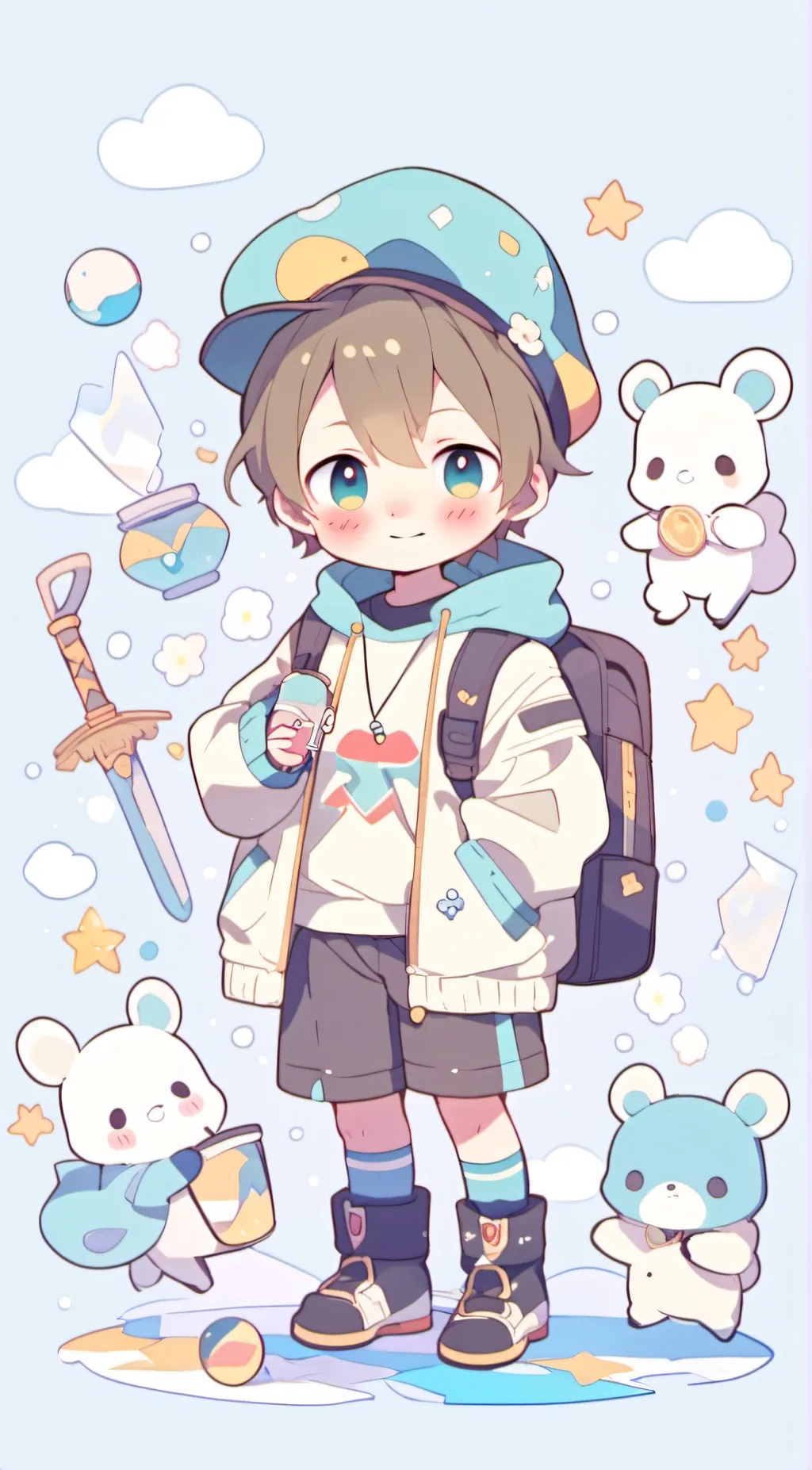 ai character: Xavier  background