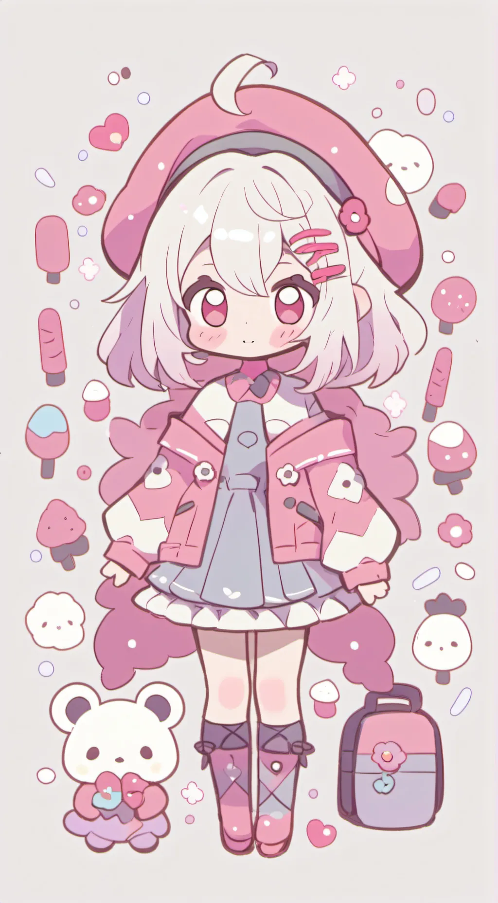 ai character: Pearl background