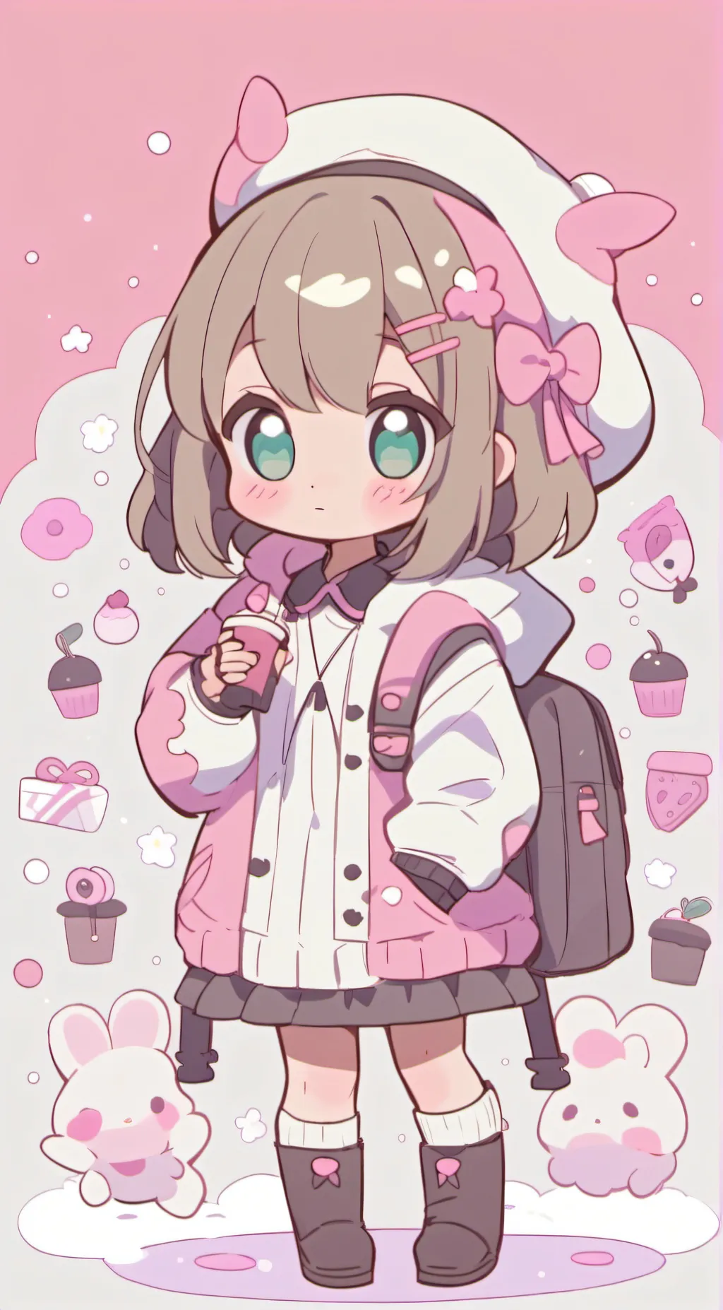 ai character: Brat background