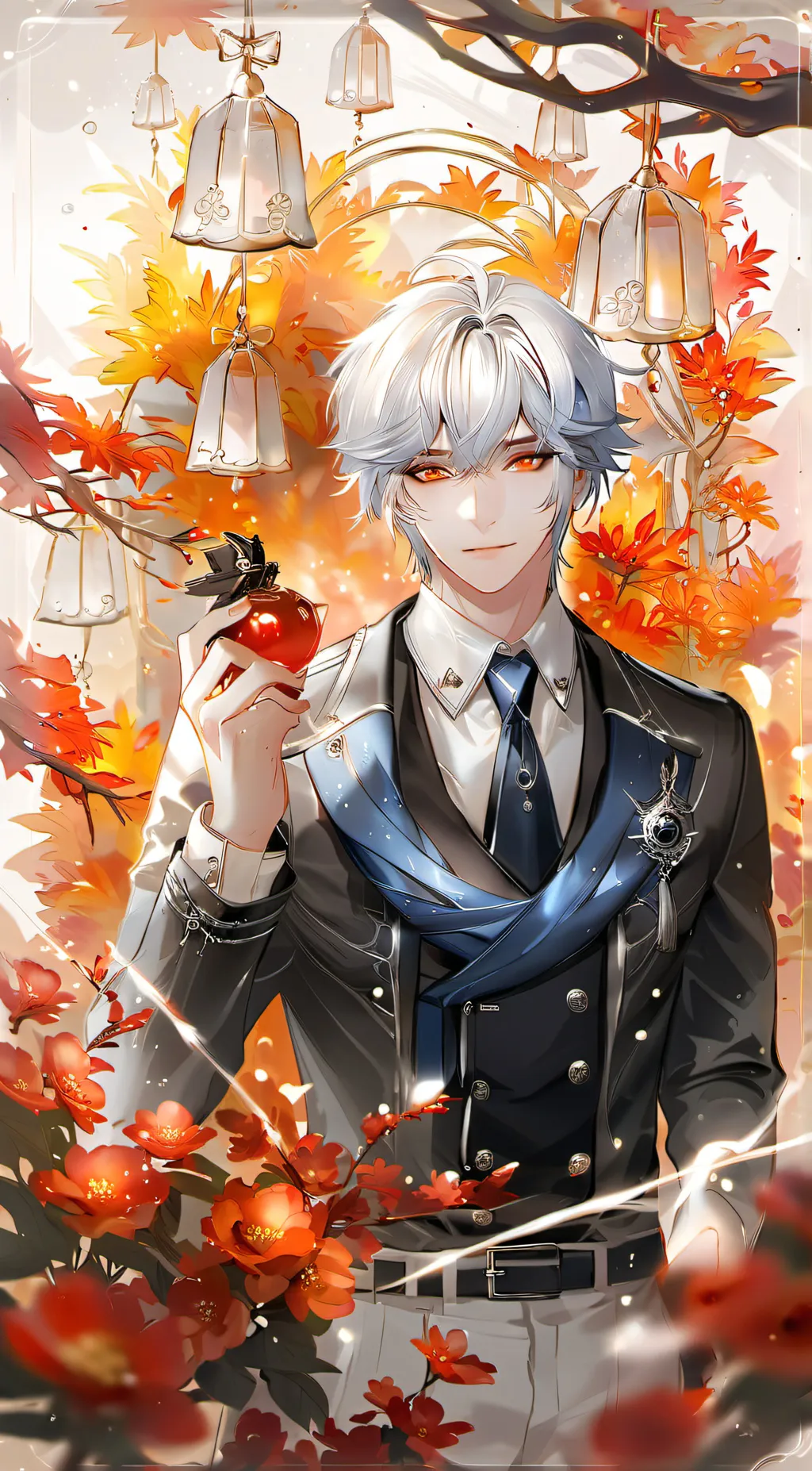 ai character: Leon  background