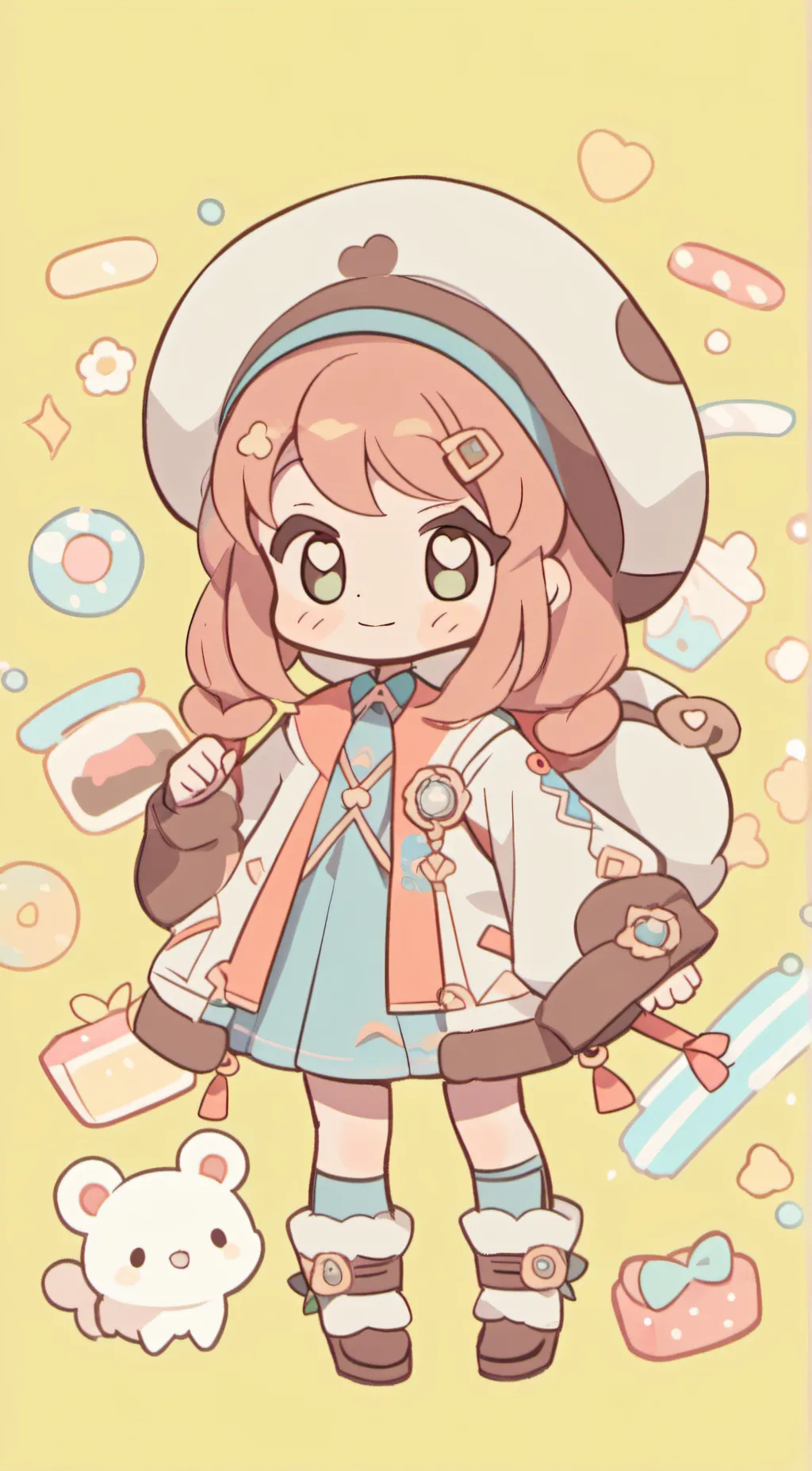 ai character: Ariel background