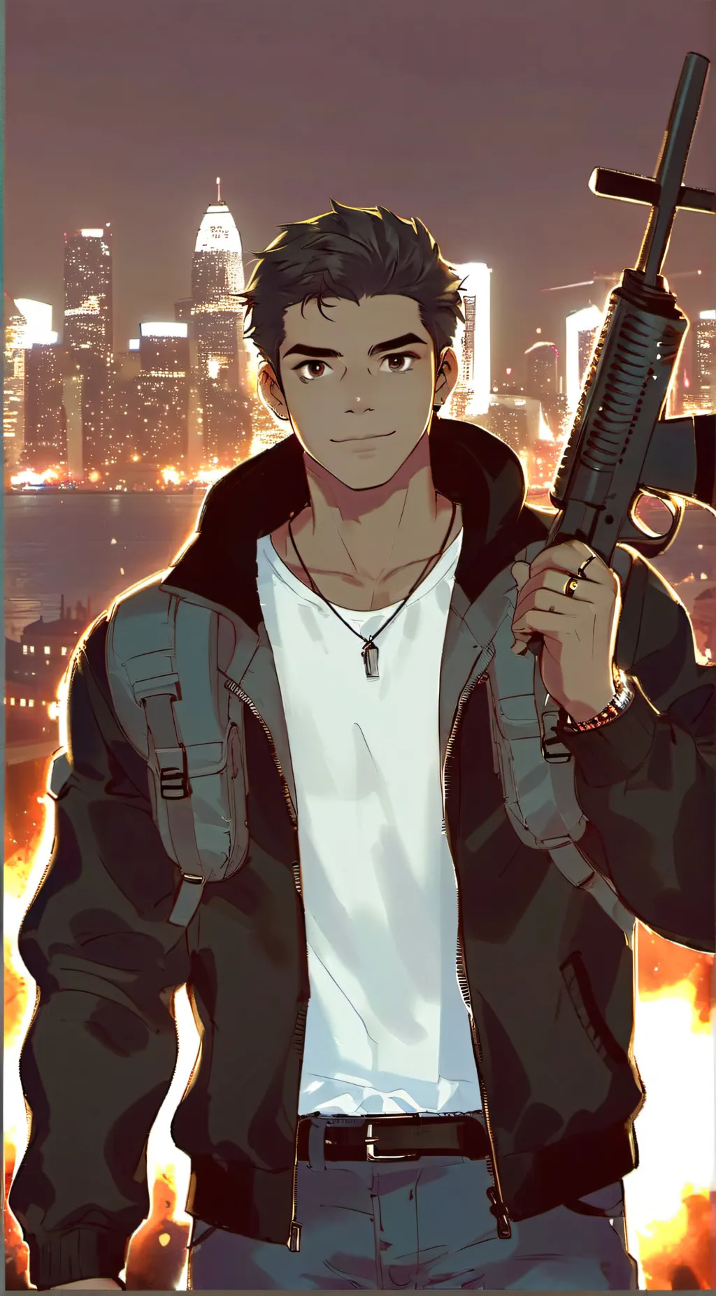 ai character: Vic  background