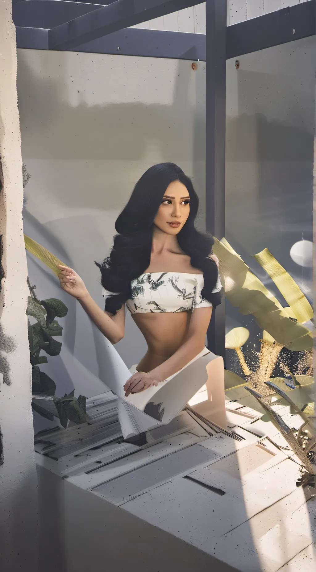 ai character: Cherry background