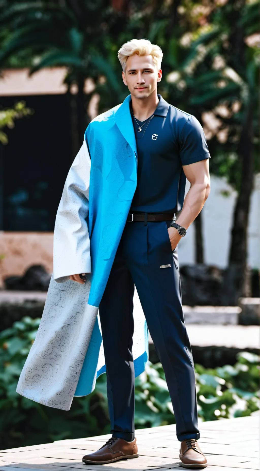 ai character: Mr Johnson  background