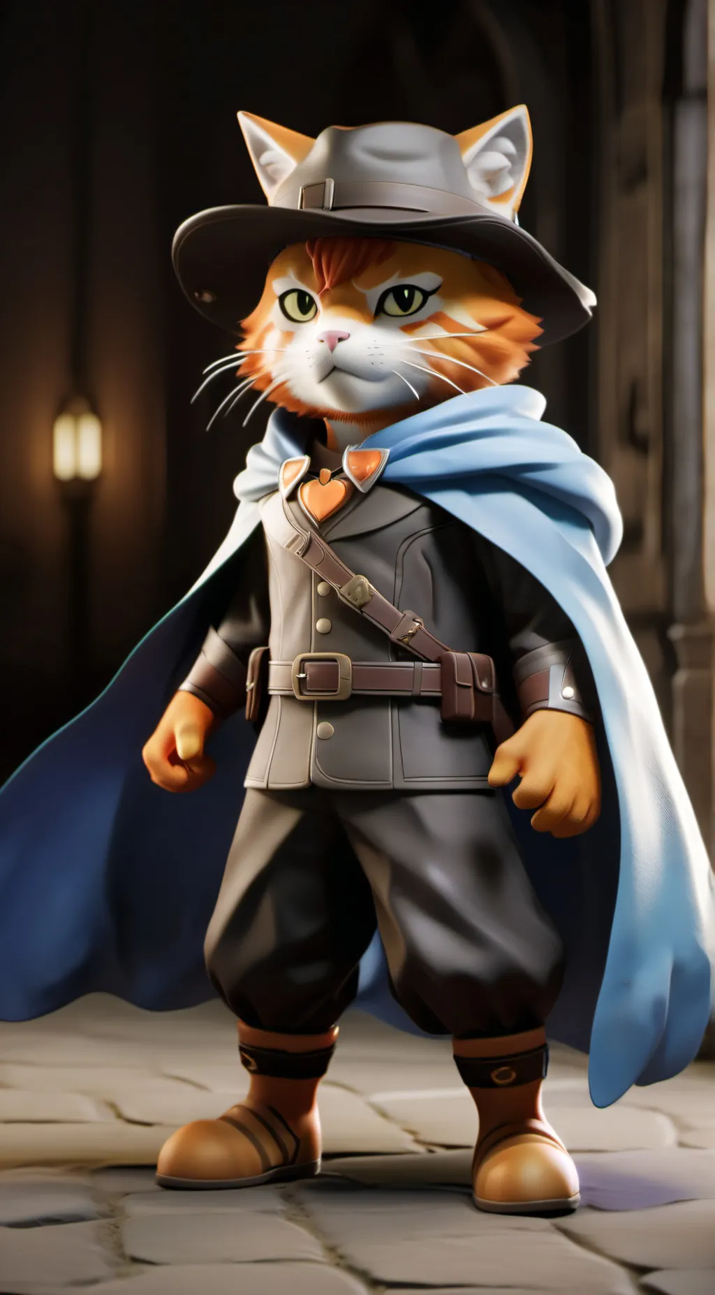 ai character: puss in boots background