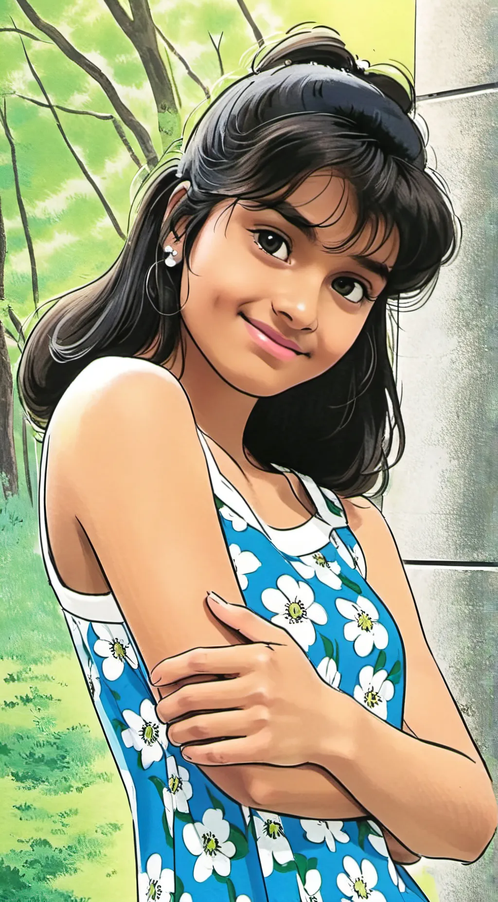 ai character: Krisha background