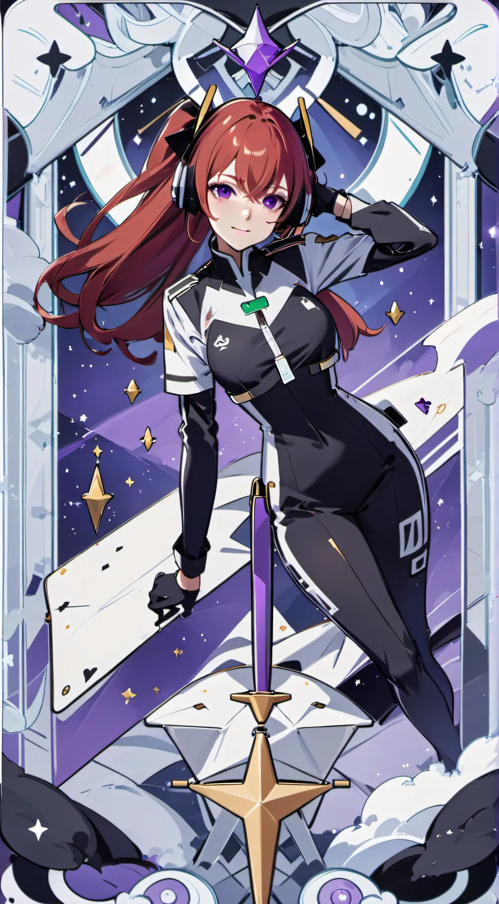 ai character: Aurora background