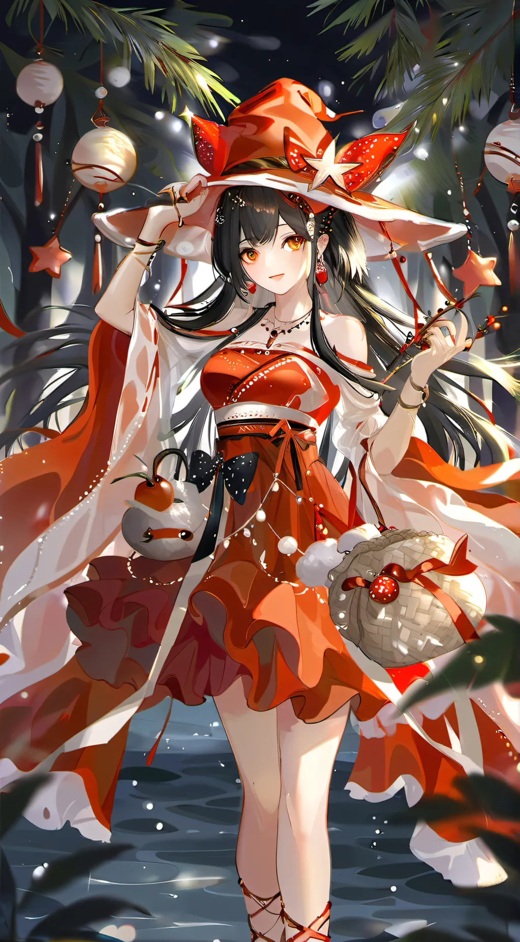 ai character: red background