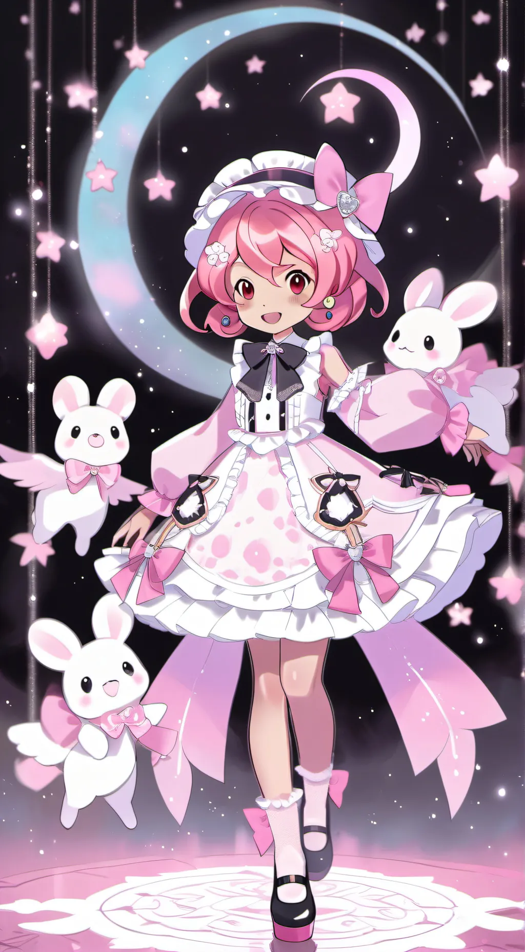 ai character: Luna background
