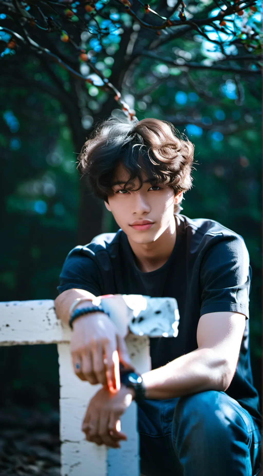 ai character: Ethan  background