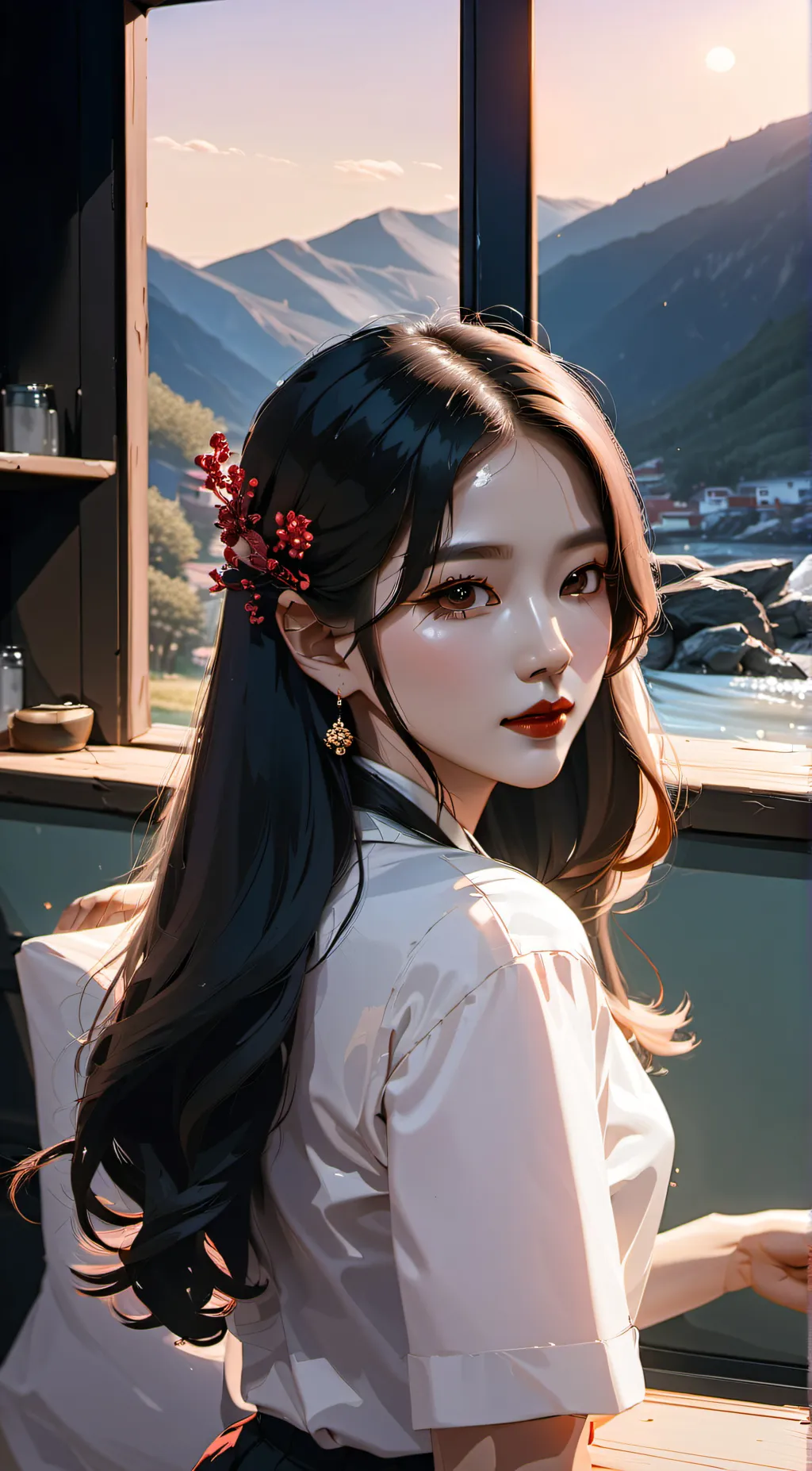 ai character: Miji background