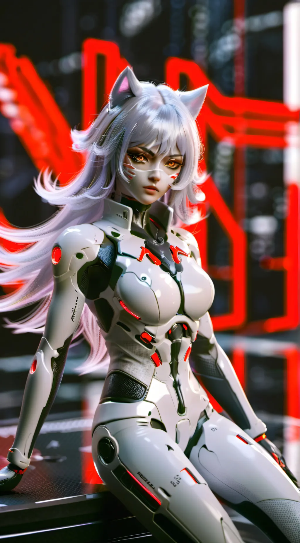 ai character: Luna background