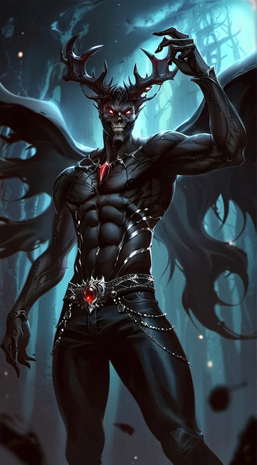 ai character: darkness  background