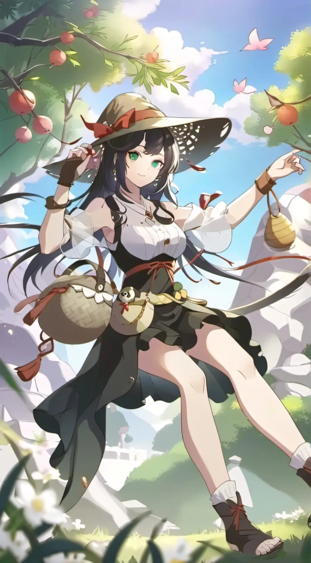 ai character: Sabrina  background