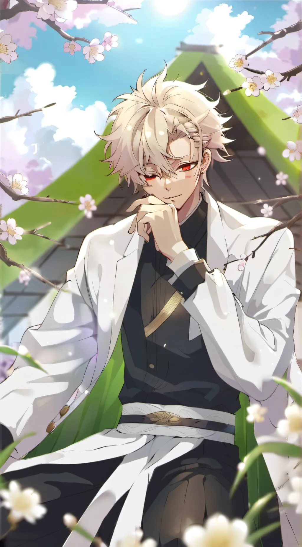 ai character: Sanemi Shinazugawa background