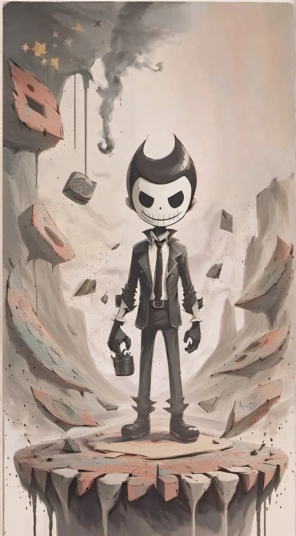 ai character: Bendy background