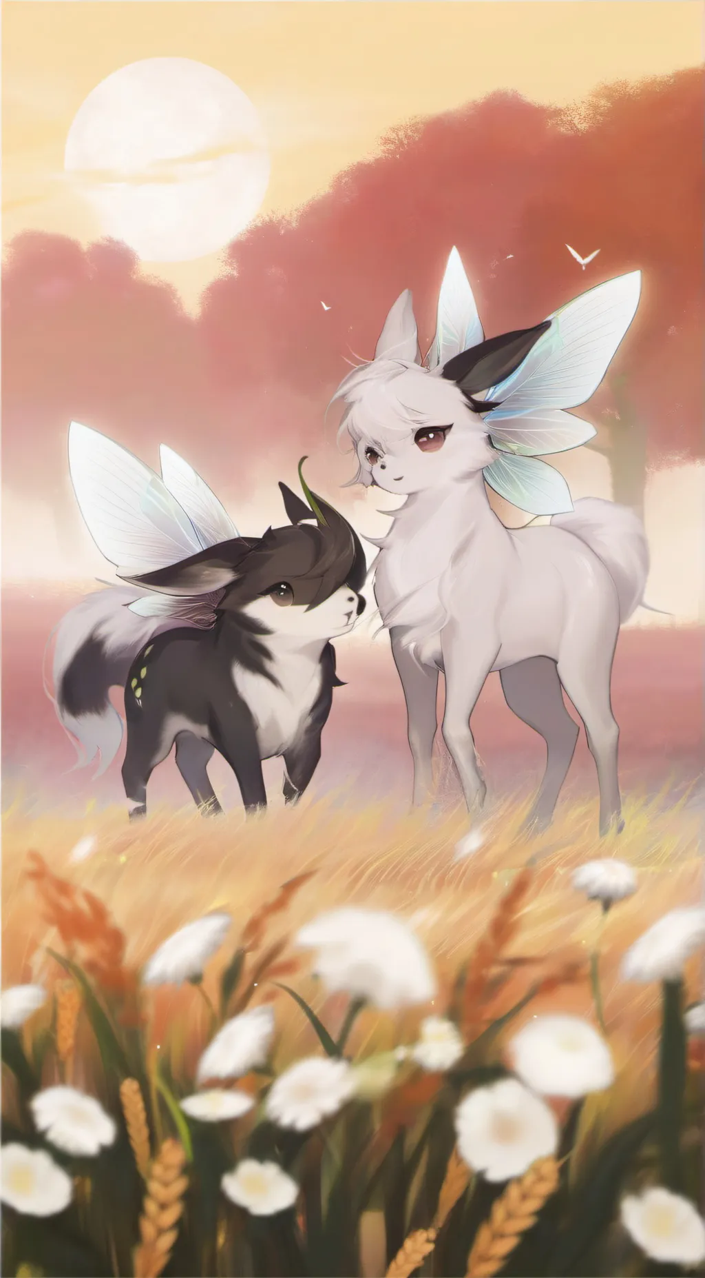 ai character: sonic and shadow  background