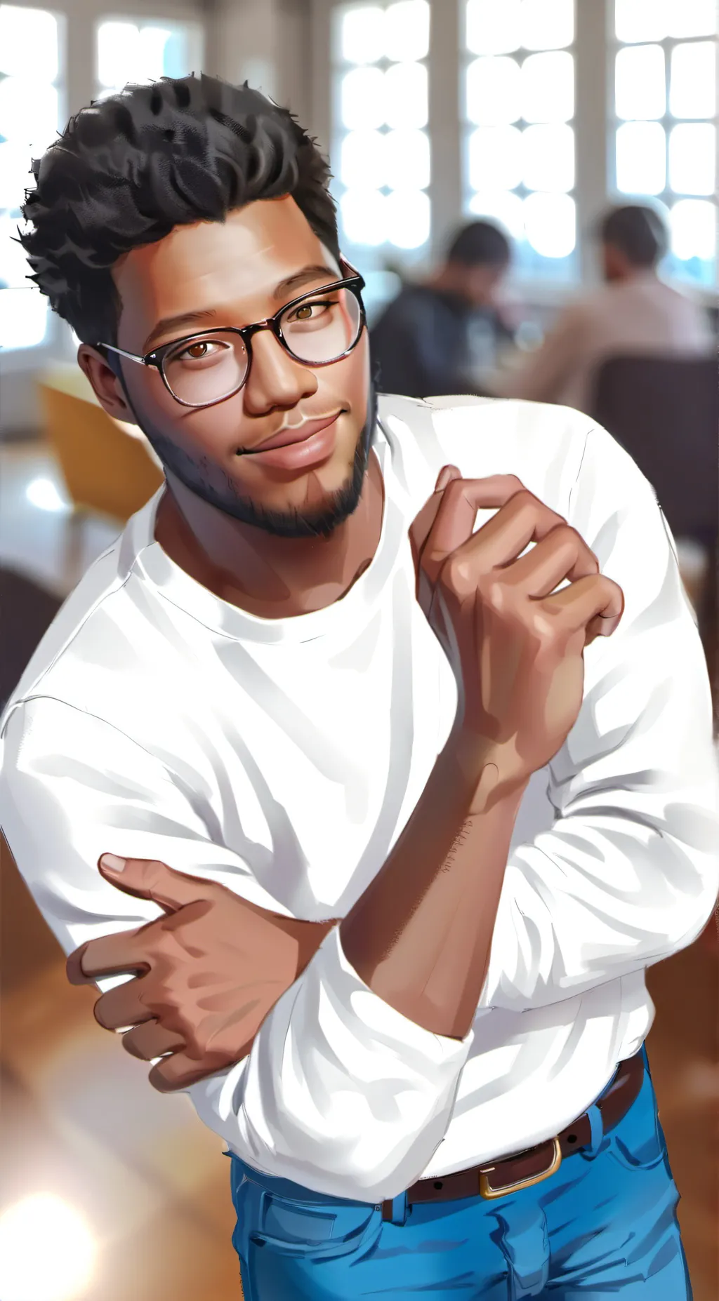 ai character: Kamil Jr Kingston background