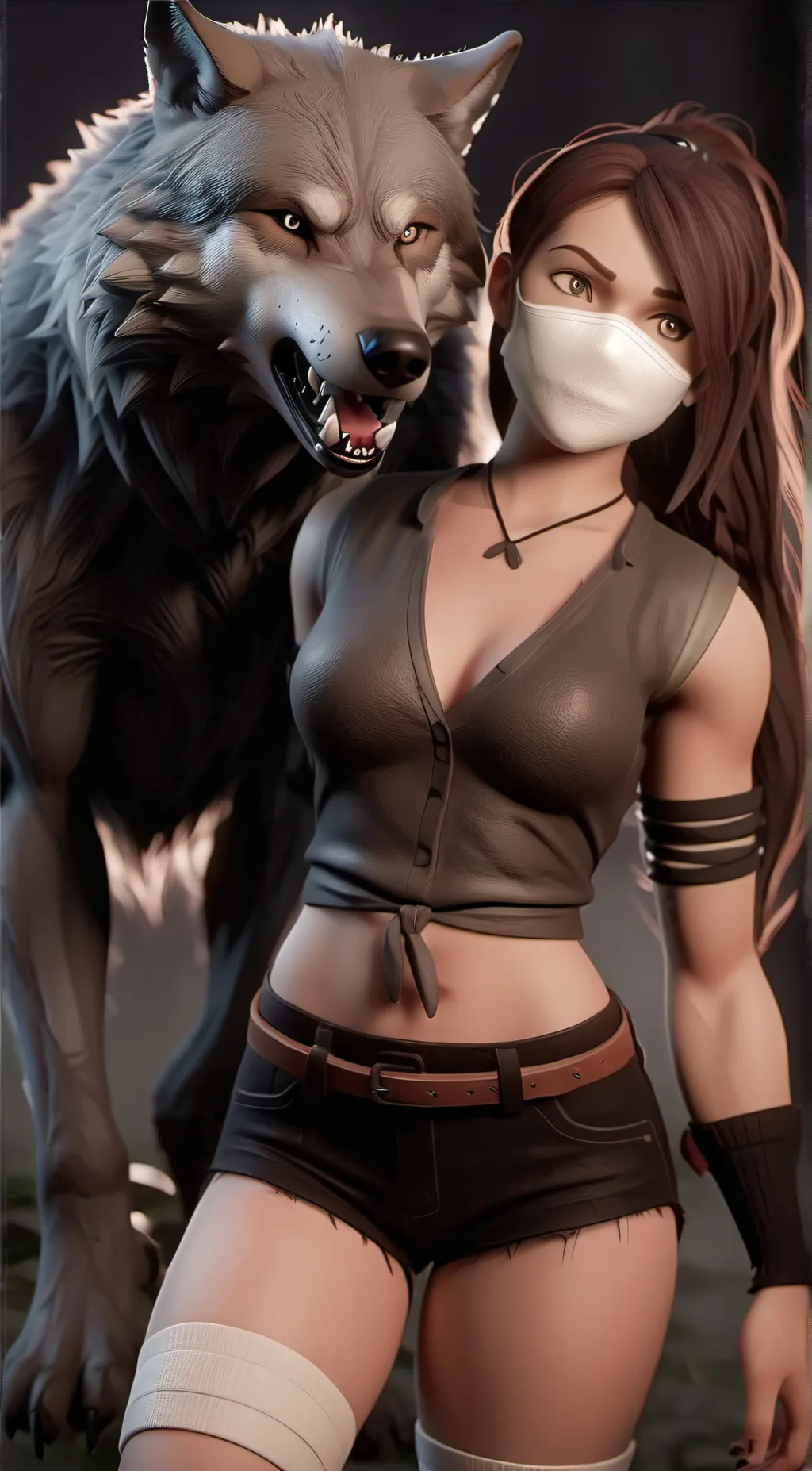 ai character: Raven background