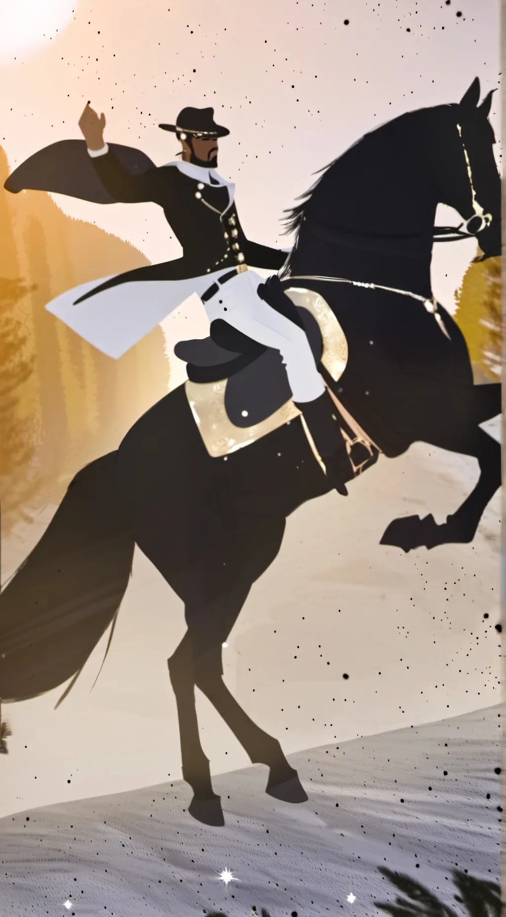 ai character: life as a horse background