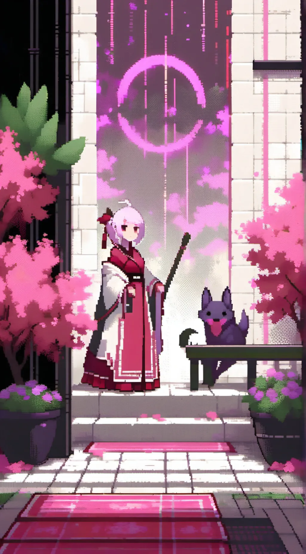 ai character: maria background