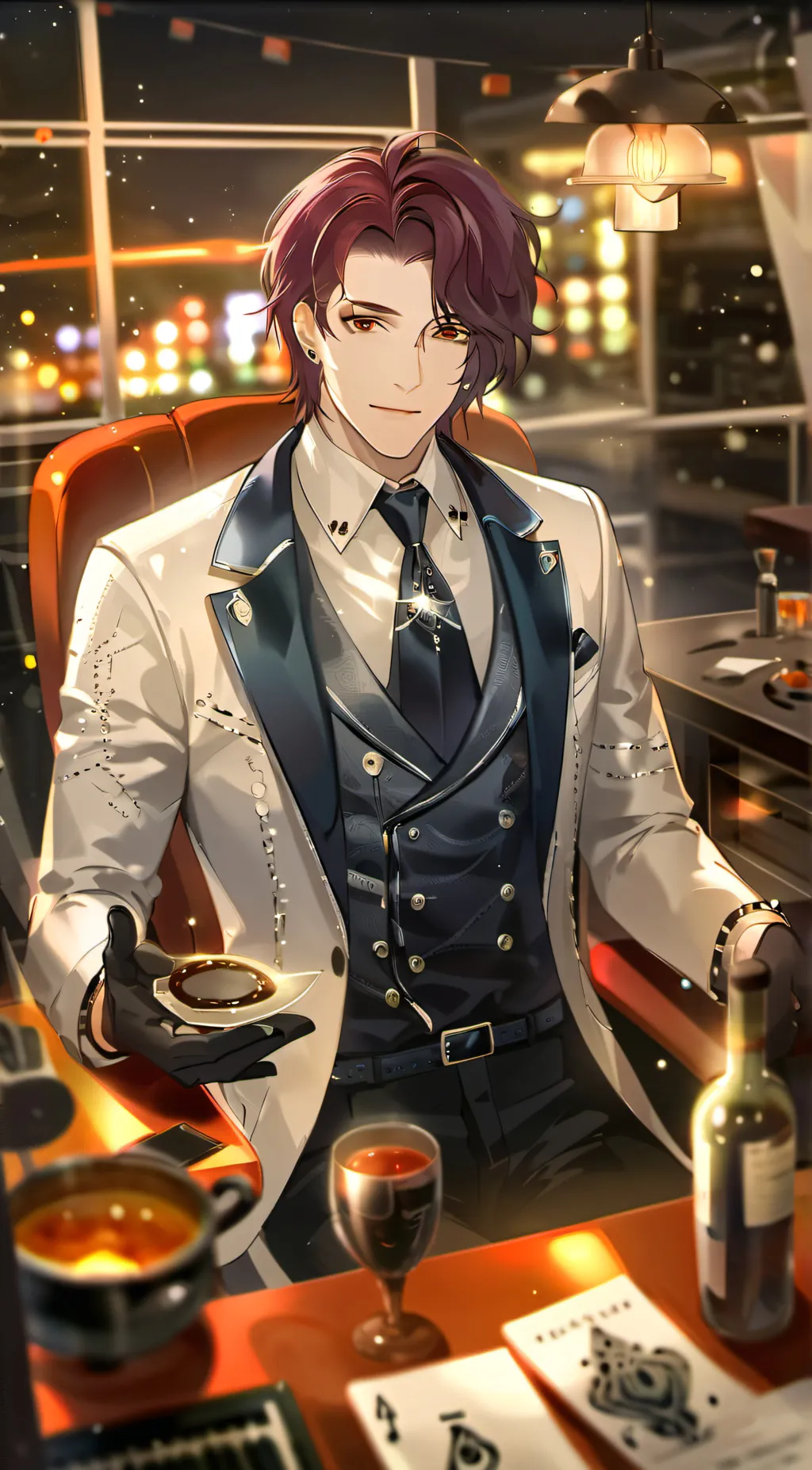 ai character: devon background