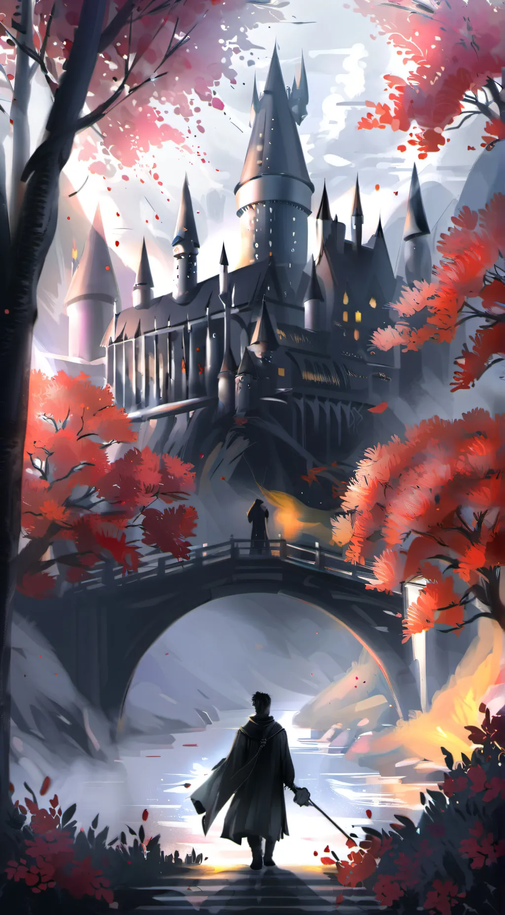 ai character: Hogwarts background