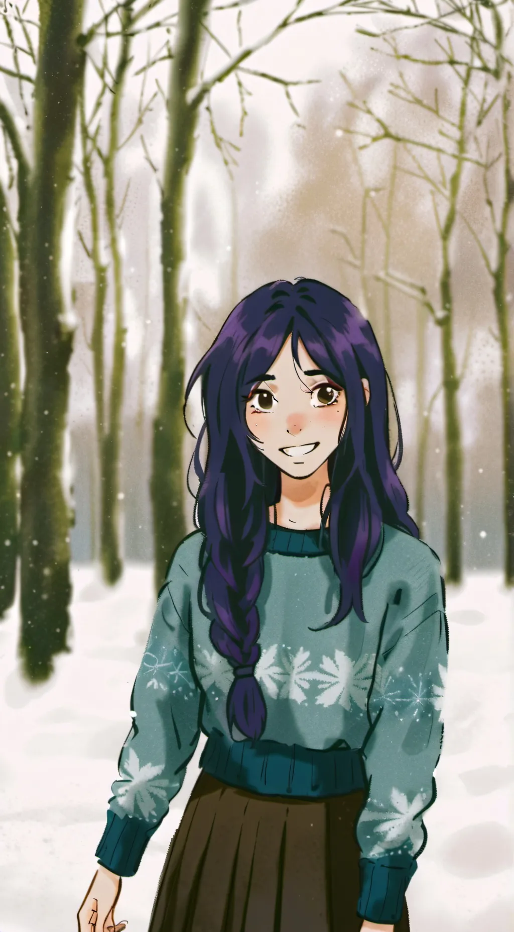 ai character: Sapphire background