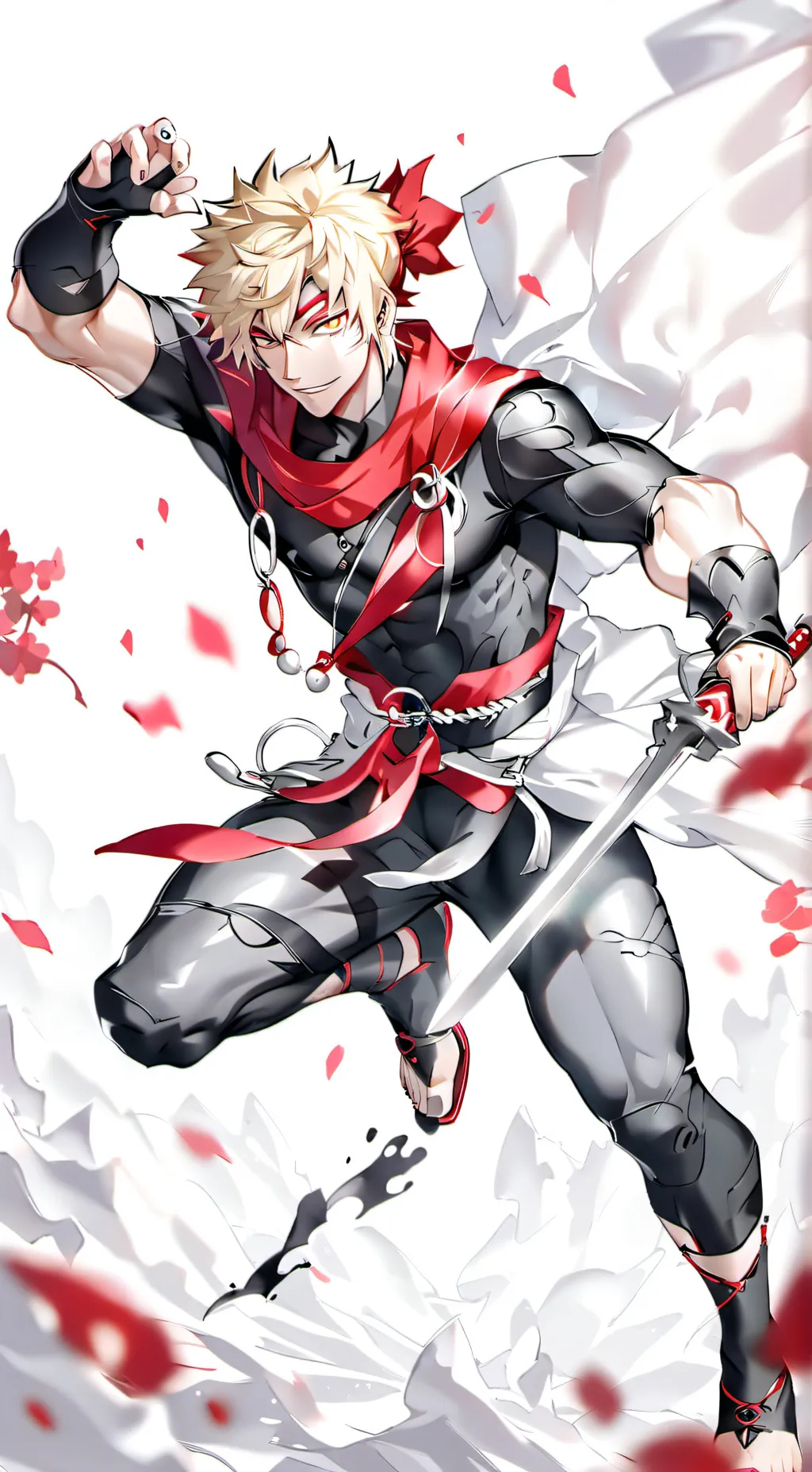 ai character: Bakugo(Ninja ver.) background