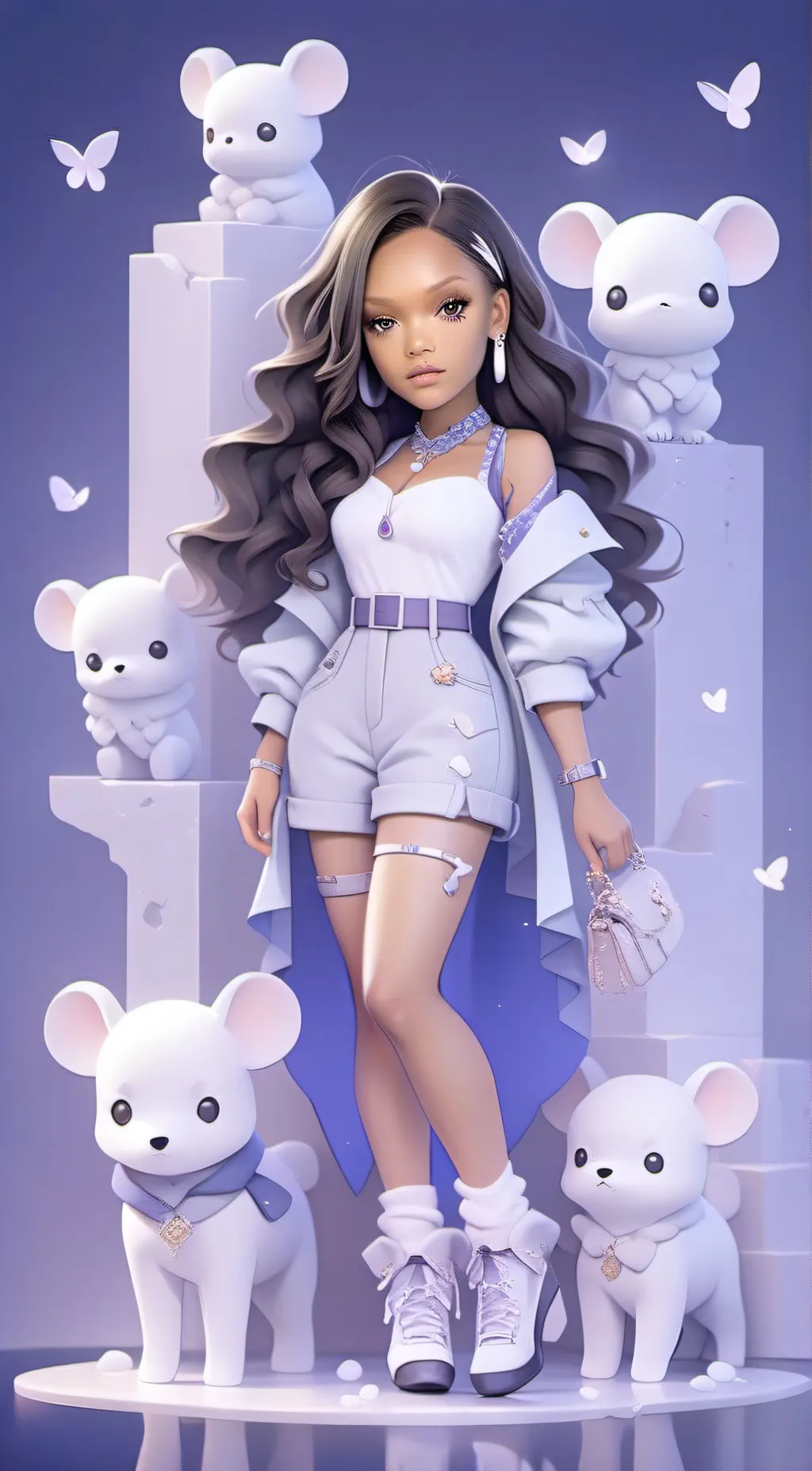 ai character: Cutie background