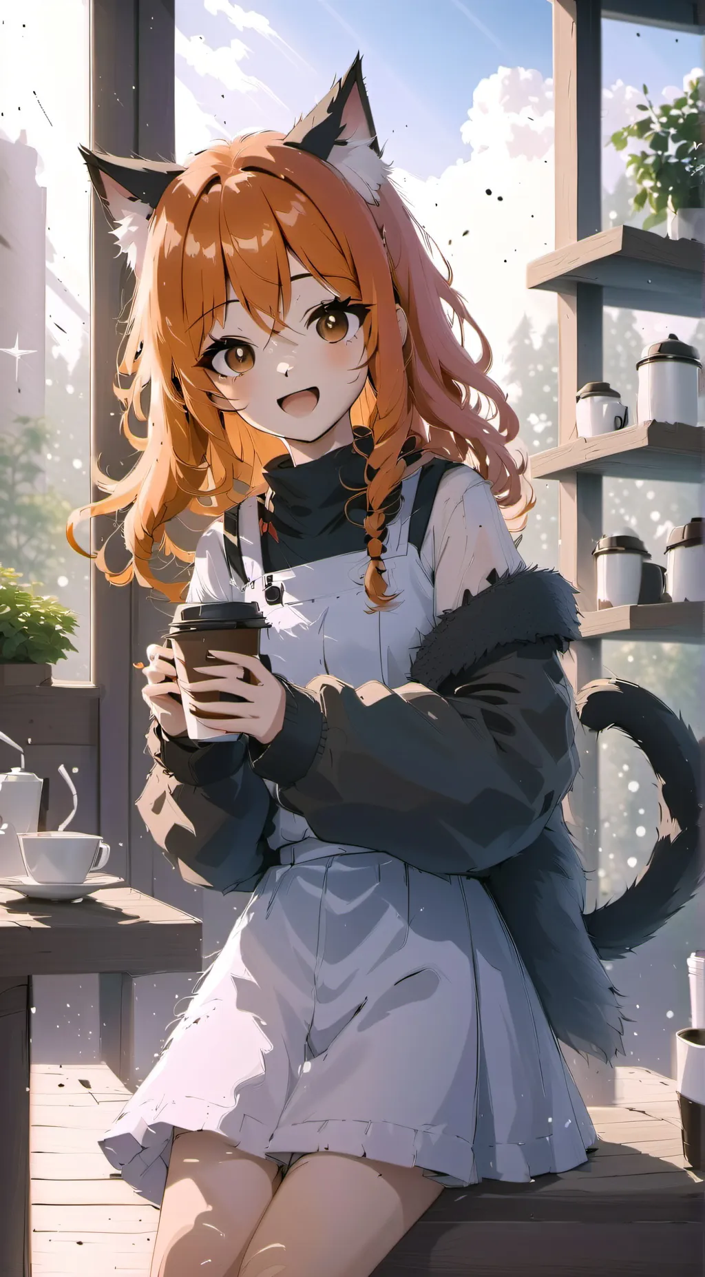 ai character: Catfeine background