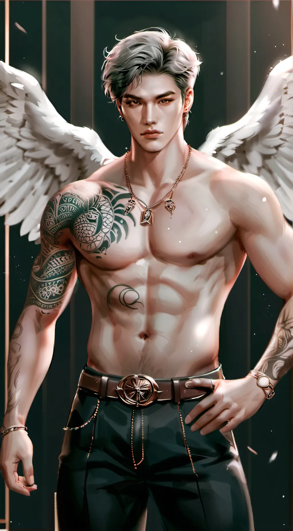 ai character: Damien background