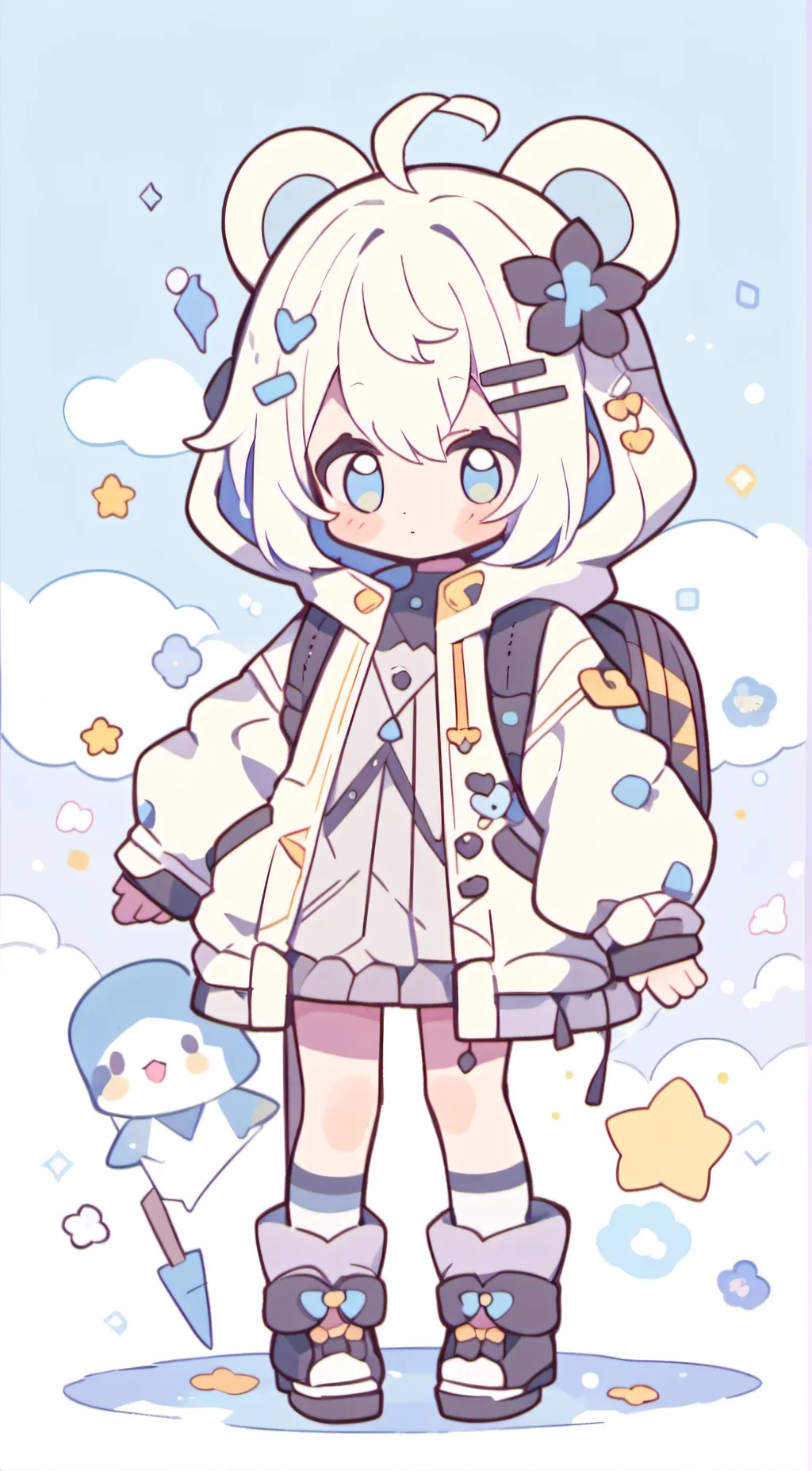 ai character: Leo  background