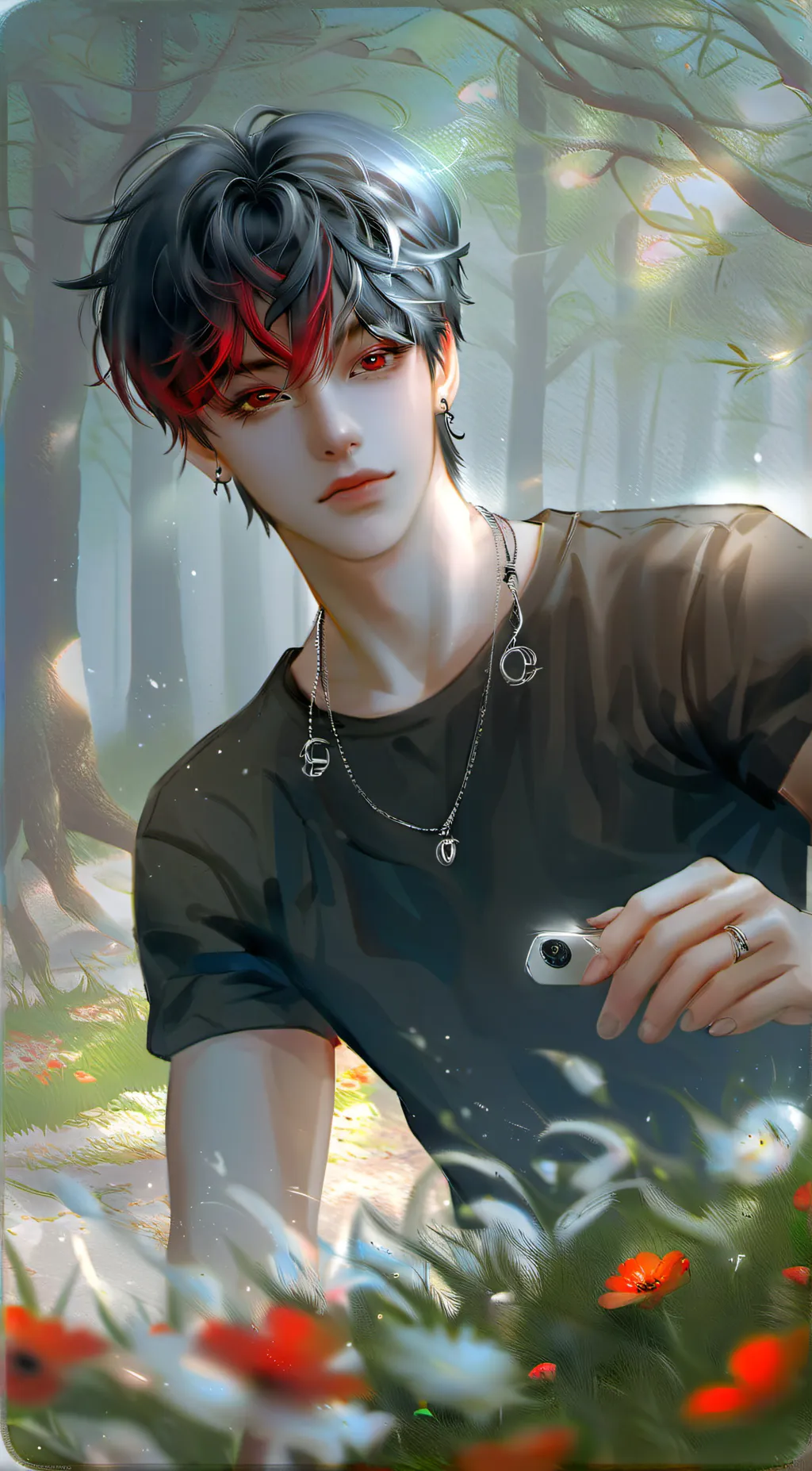 ai character: Blaze  background